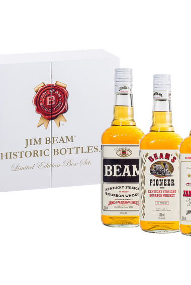 Jim Beam Historic Bottles Limited Edition Box Set
