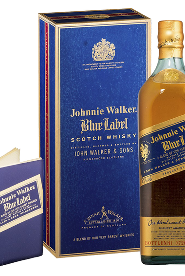 Johnnie Walker Blue Label Coffin Box 750mL Old Style
