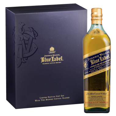 Johnnie Walker Blue Label Crystal Glasses Gift Set