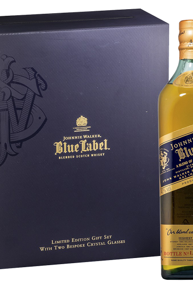 Johnnie Walker Blue Label Crystal Glasses Gift Set